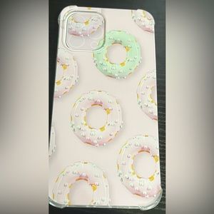 iPhone 12 Pro case new w clear Donut design